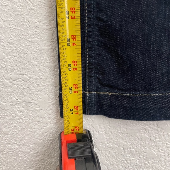 Meltin Pot Dark Blue Flare Jeans - Picture 7 of 10